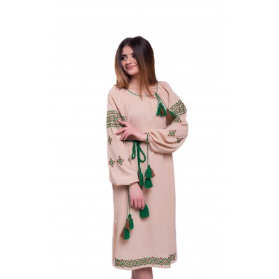 Embroidered Dress "Kupala Night"